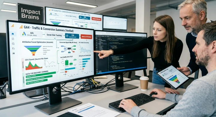 company conducting an analysis on their google ads