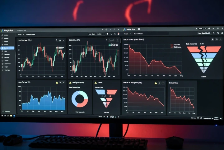 performance marketing dashboard showcasing statistics