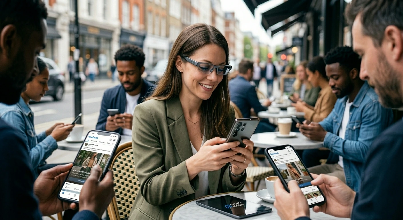 people watching content on facebook